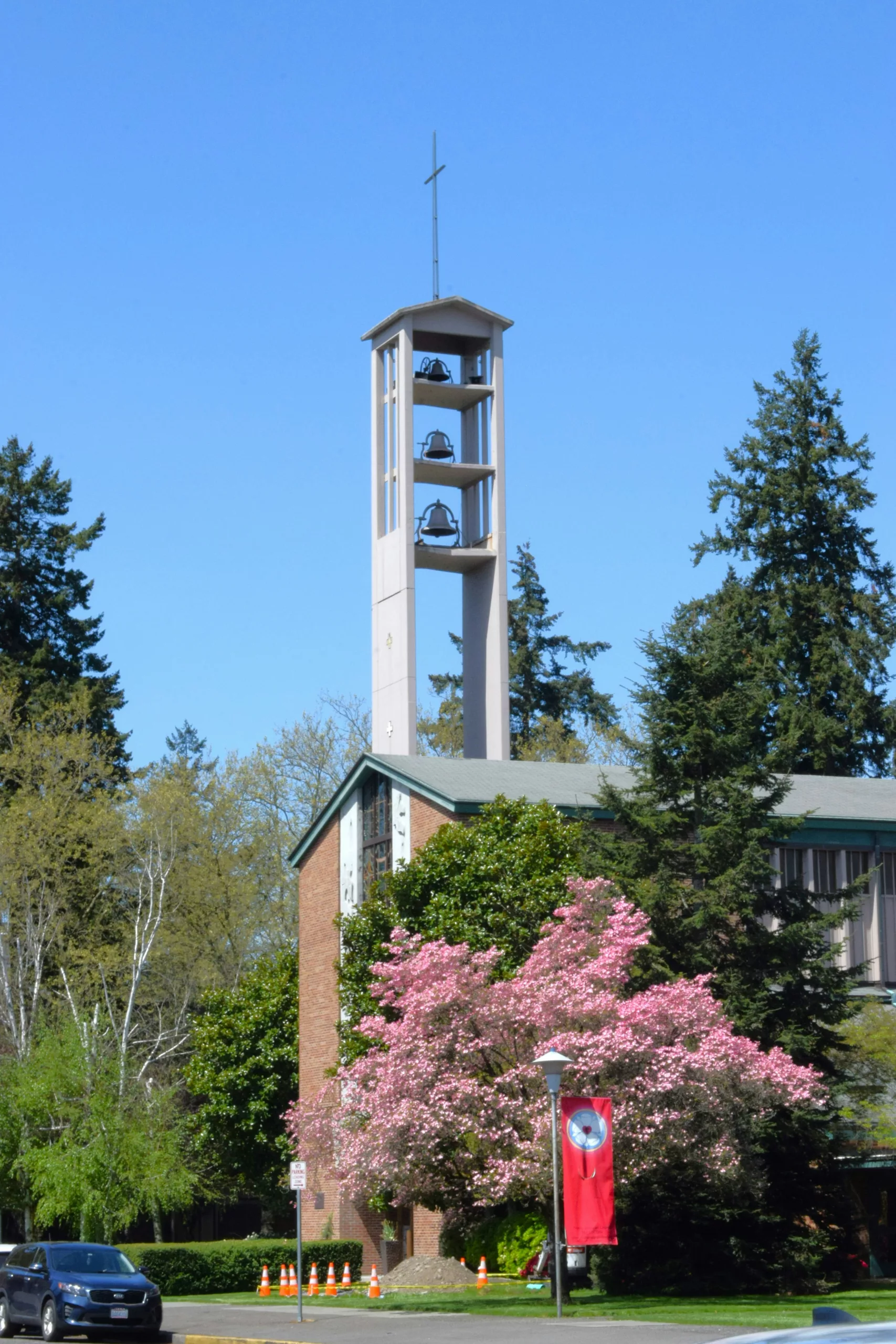 A Tall Tower with the bell on the top Parkland, WA