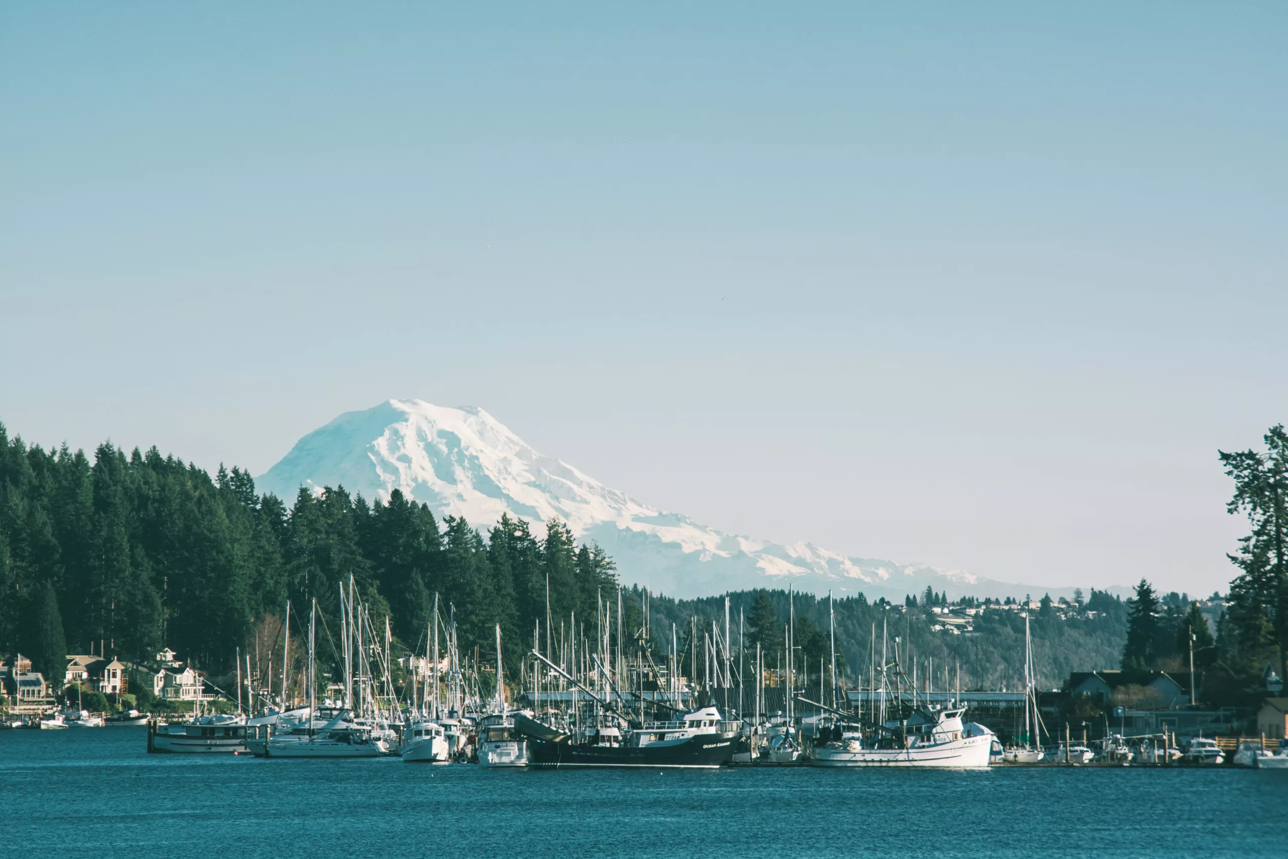 Boat Near Green Leafed Trees  Gig Harbor, WA