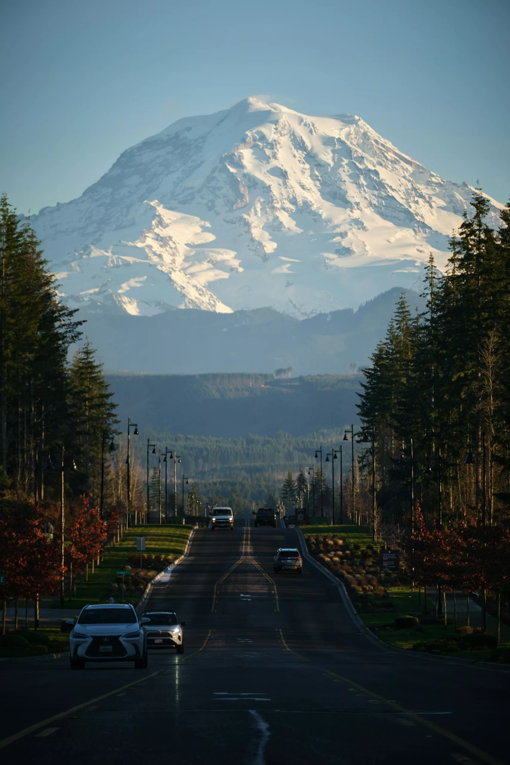 Large Snow Covered the Mountain Bonney Lake, WA